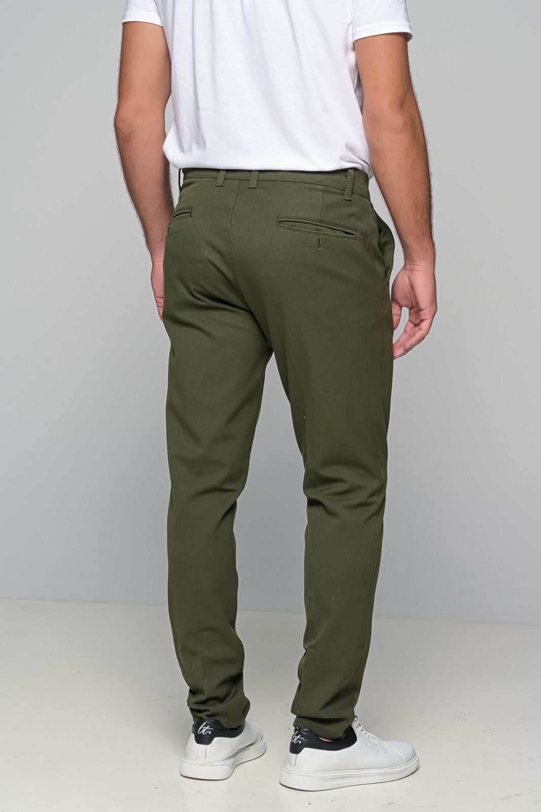 Παντελόνι Wool Blend Ben Tailor 1106 - Χακί