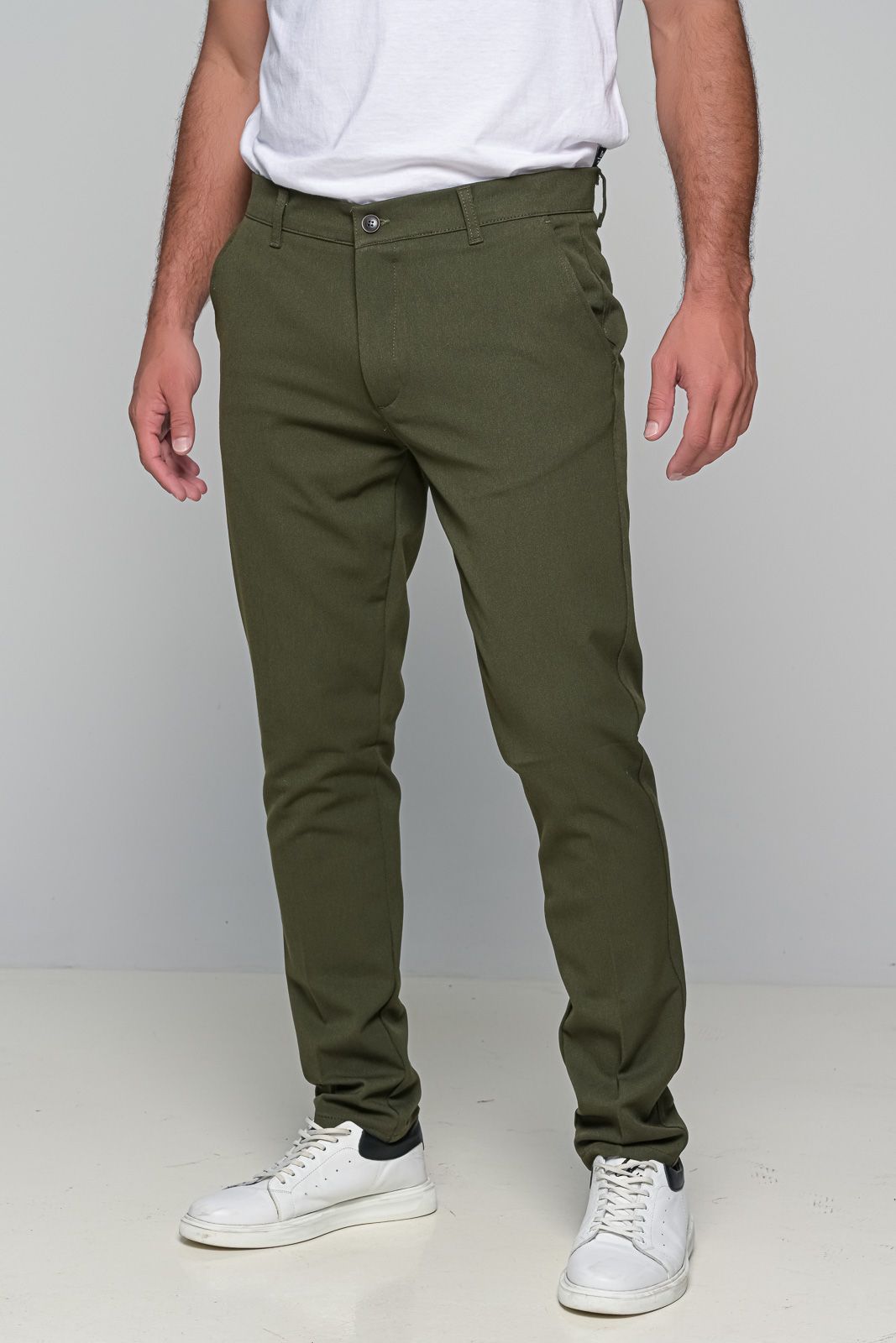 Παντελόνι Wool Blend Ben Tailor 1106 - Χακί