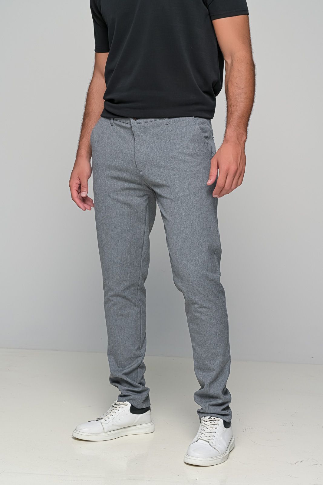 Παντελόνι Wool Blend Ben Tailor 1106 - Γκρι