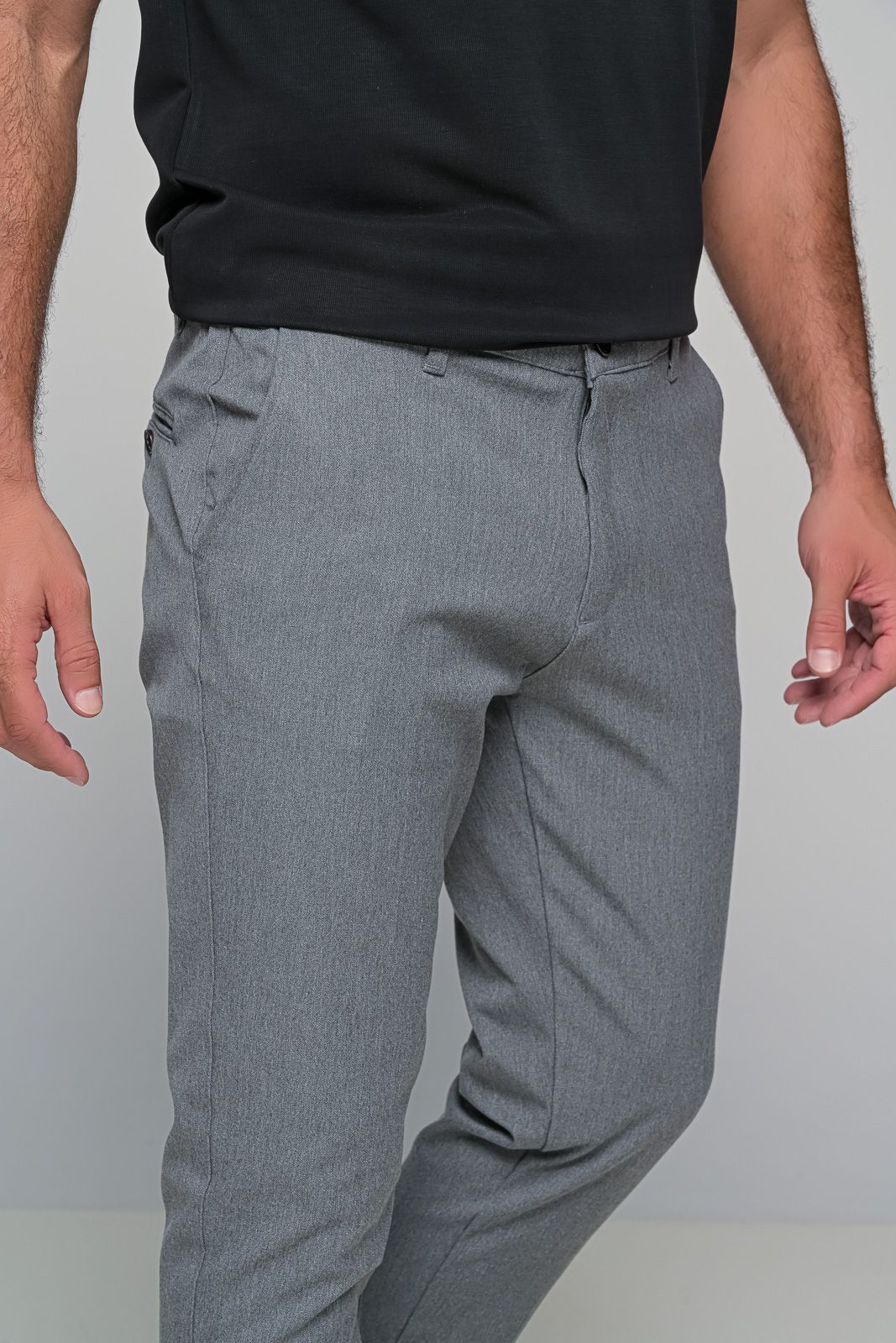 Παντελόνι Wool Blend Ben Tailor 1106 - Γκρι