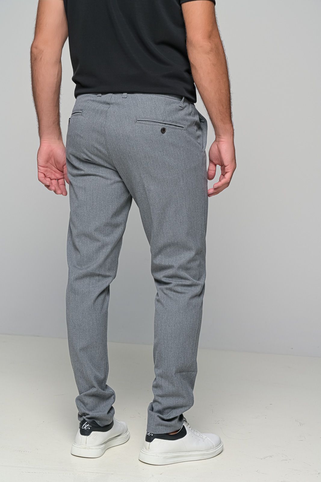 Παντελόνι Wool Blend Ben Tailor 1106 - Γκρι