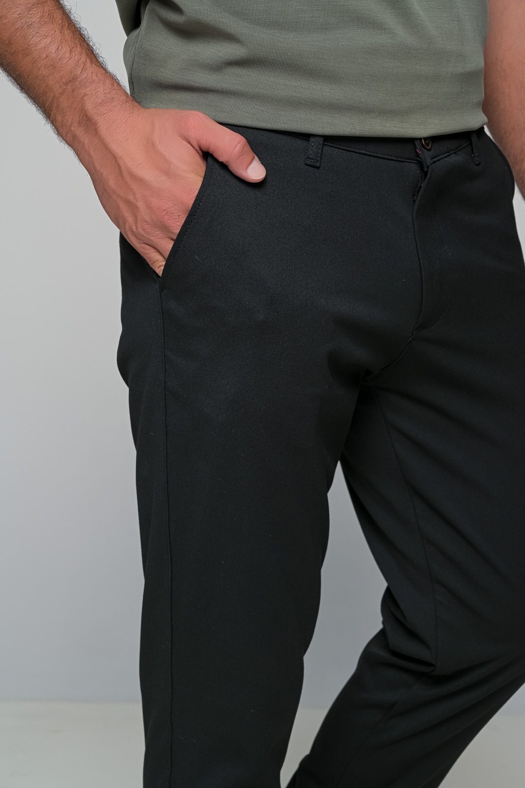 Παντελόνι Wool Blend Ben Tailor 1106 - Μαύρο
