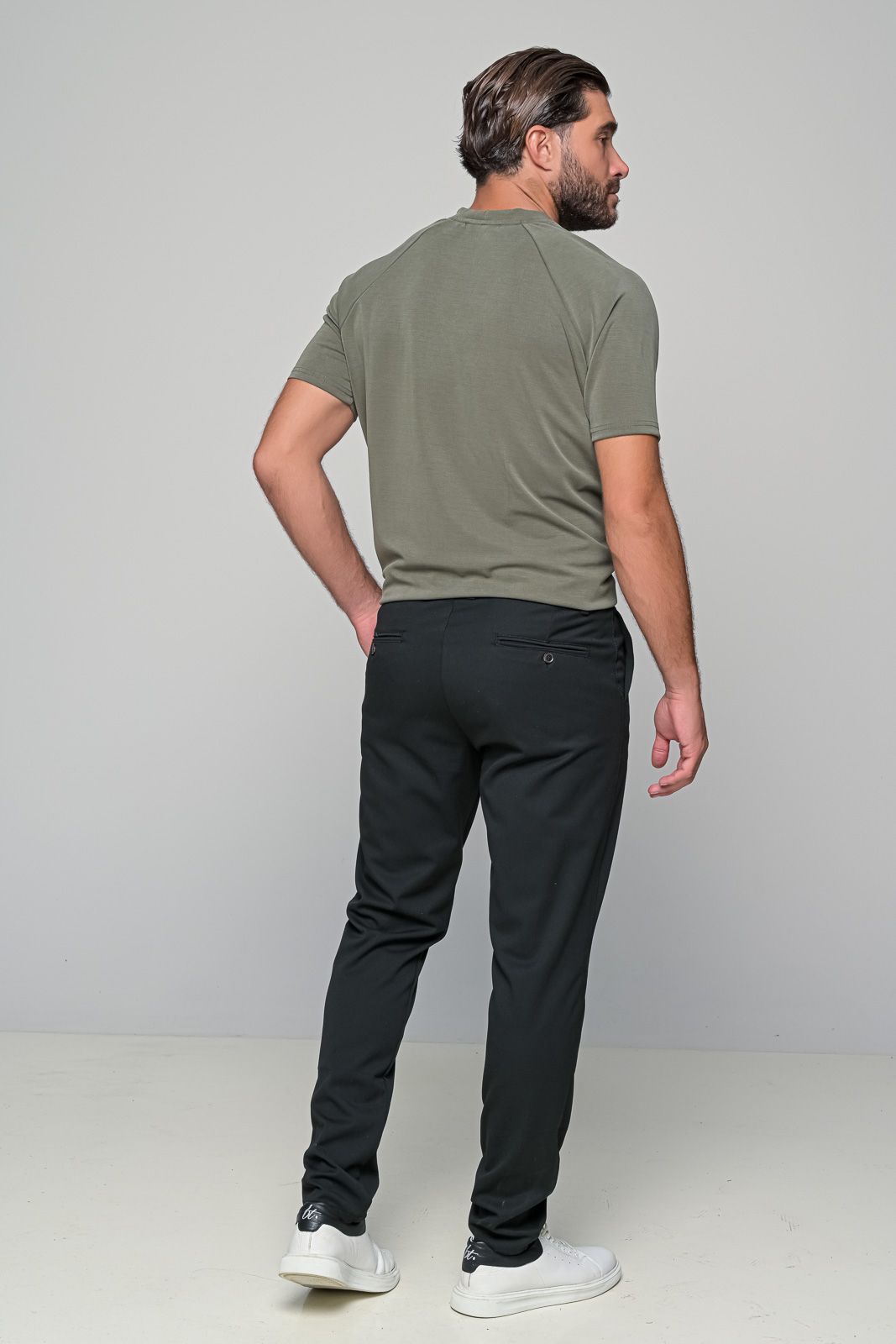 Παντελόνι Wool Blend Ben Tailor 1106 - Μαύρο