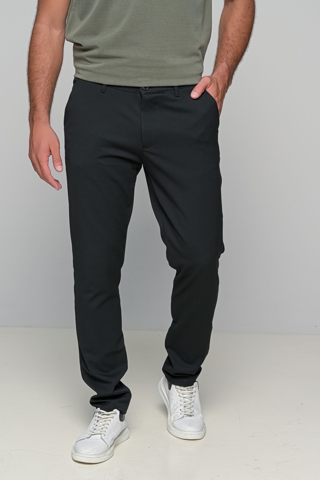 Παντελόνι Wool Blend Ben Tailor 1106 - Μαύρο