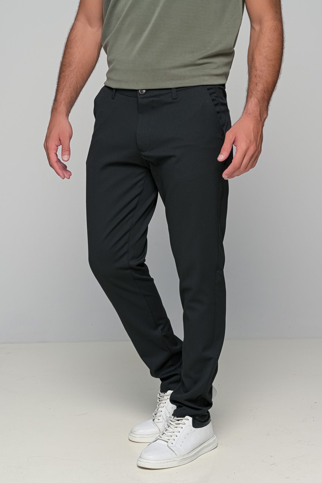 Παντελόνι Wool Blend Ben Tailor 1106 - Μαύρο