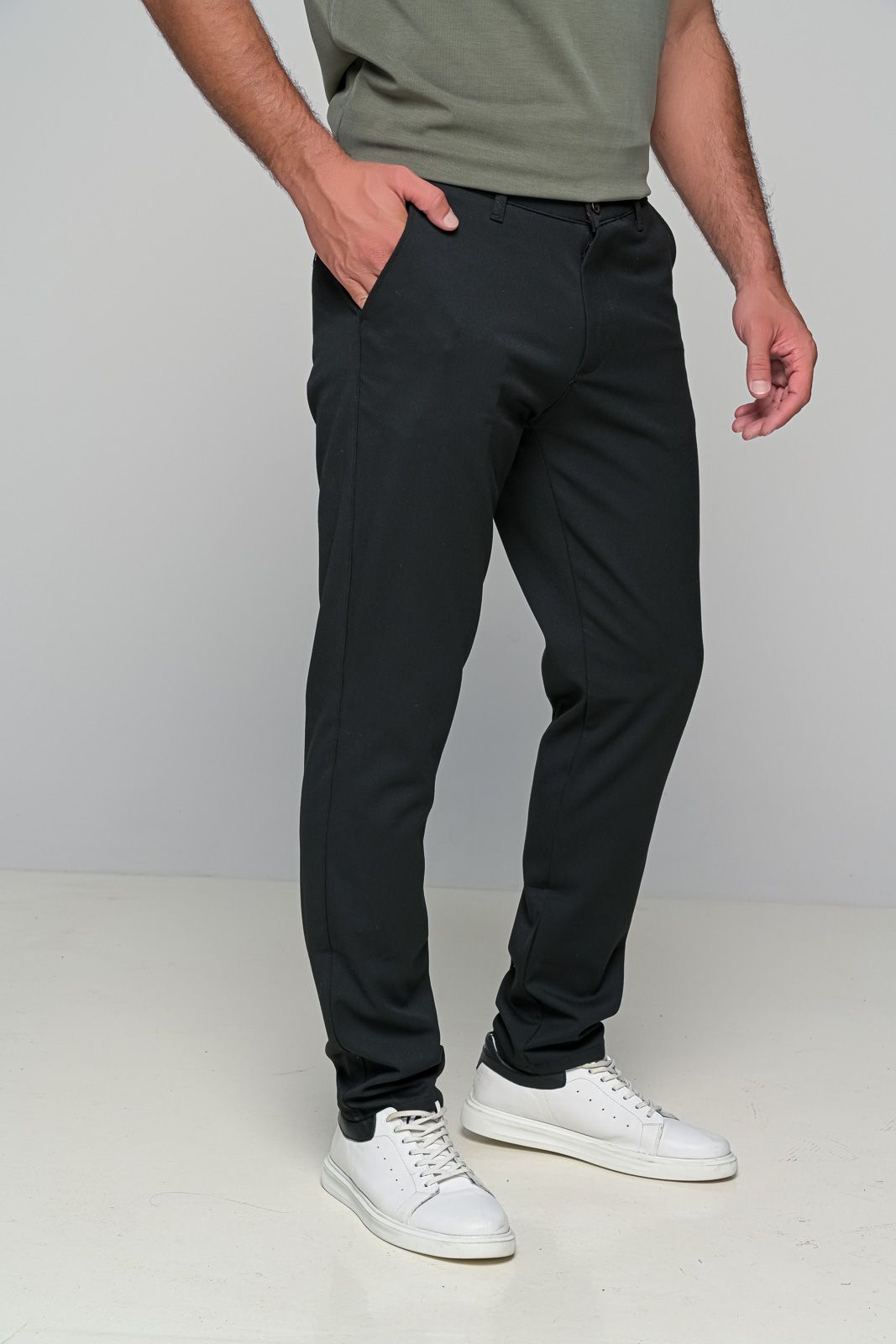 Παντελόνι Wool Blend Ben Tailor 1106 - Μαύρο