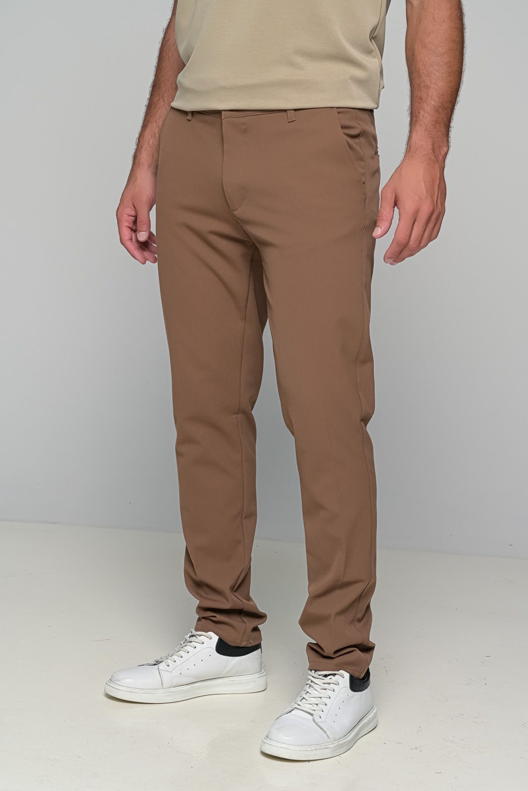 Παντελόνι Wool Blend Ben Tailor 1106 - Πούρο