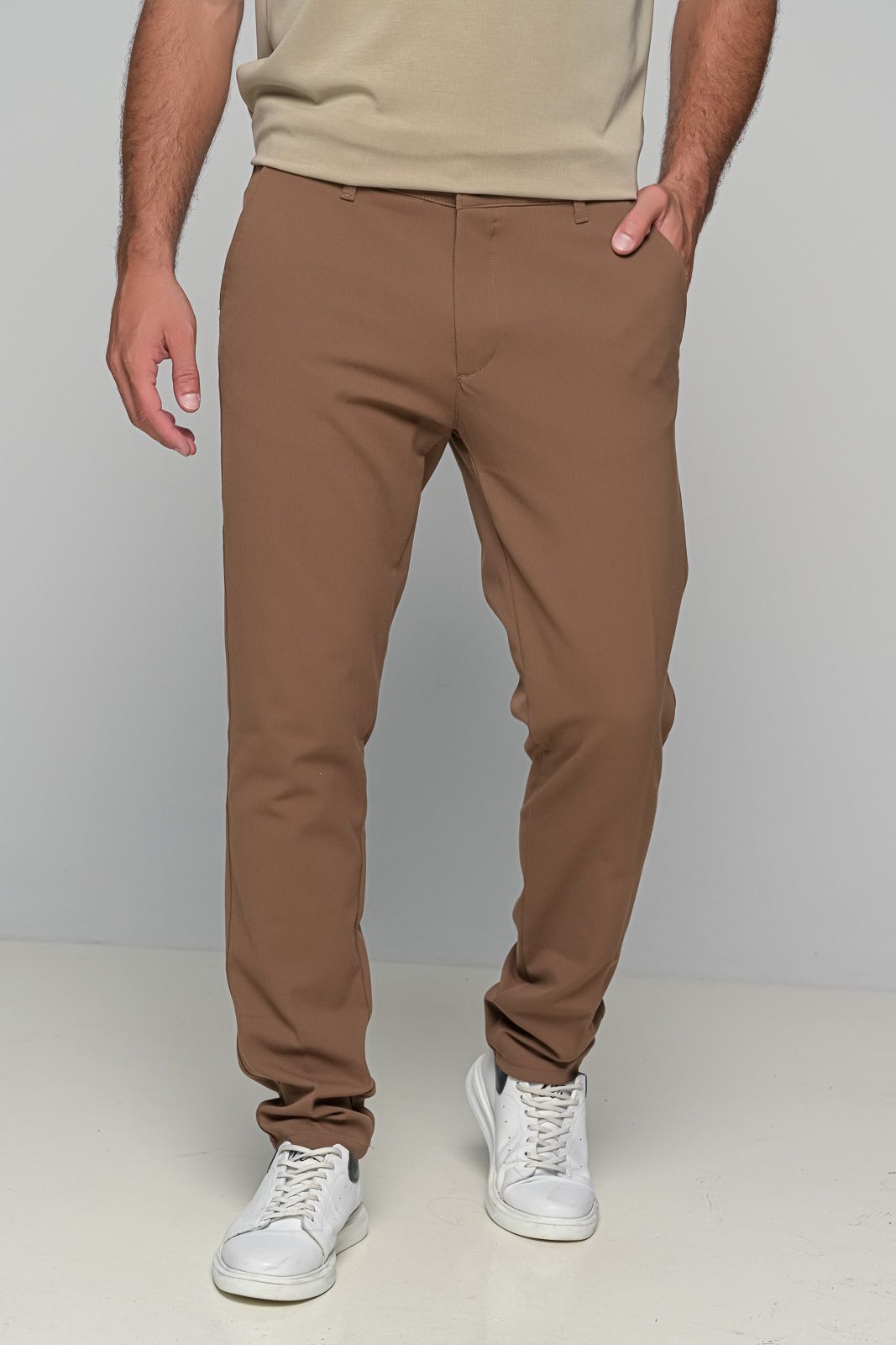 Παντελόνι Wool Blend Ben Tailor 1106 - Πούρο