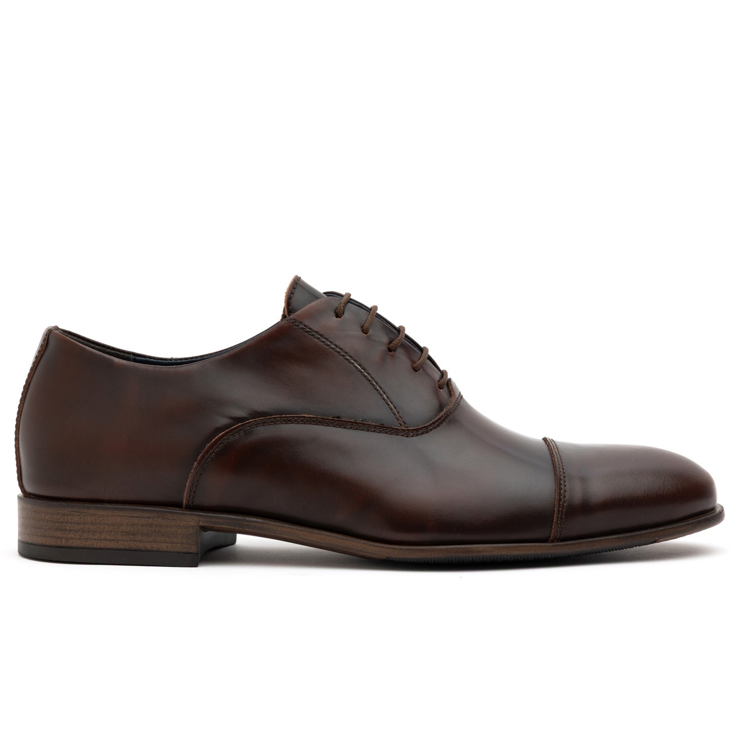 Ανδρικά Δερμάτινα Oxford Παπούτσια Raymont ART-759 Καφέ