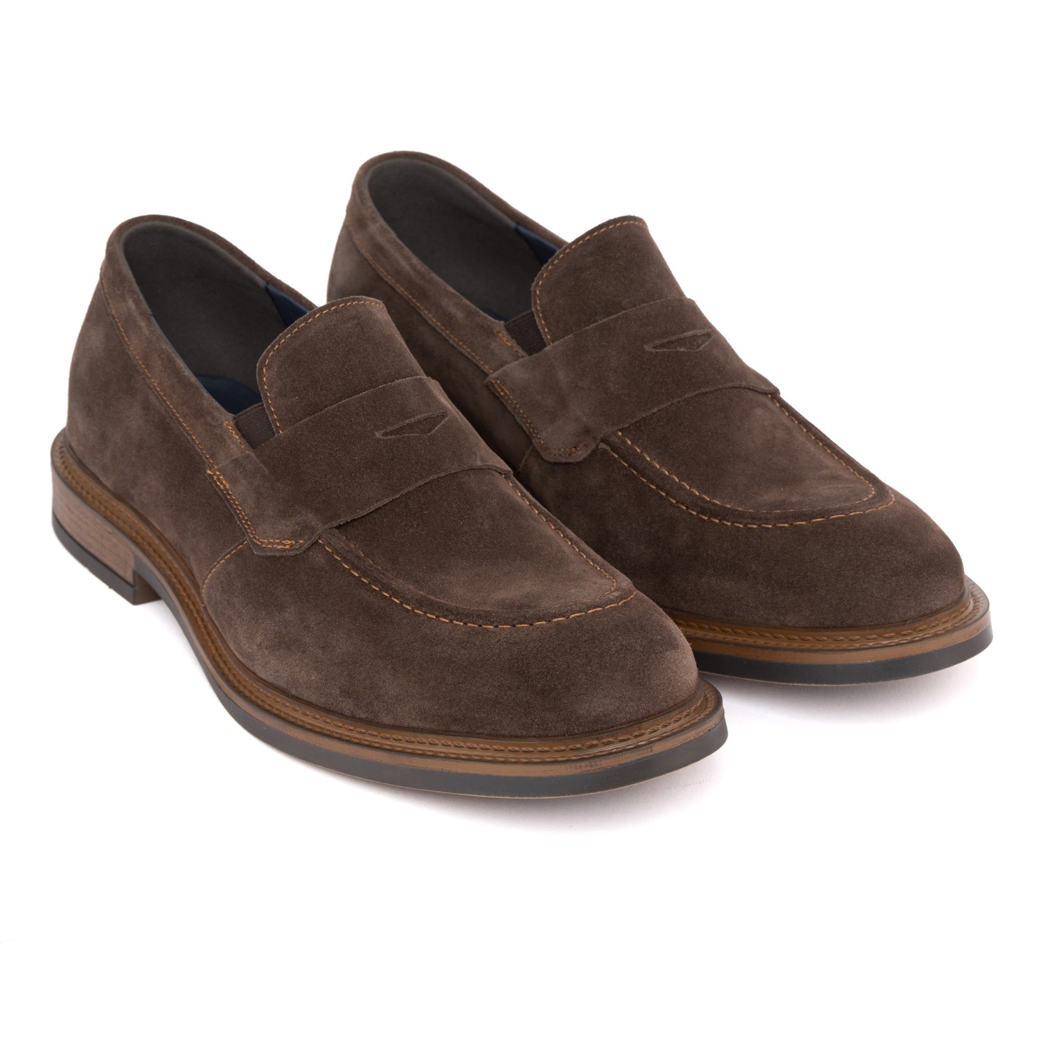 Ανδρικά Καστόρι Loafer Παπούτσια Raymont ART-834 Καφέ