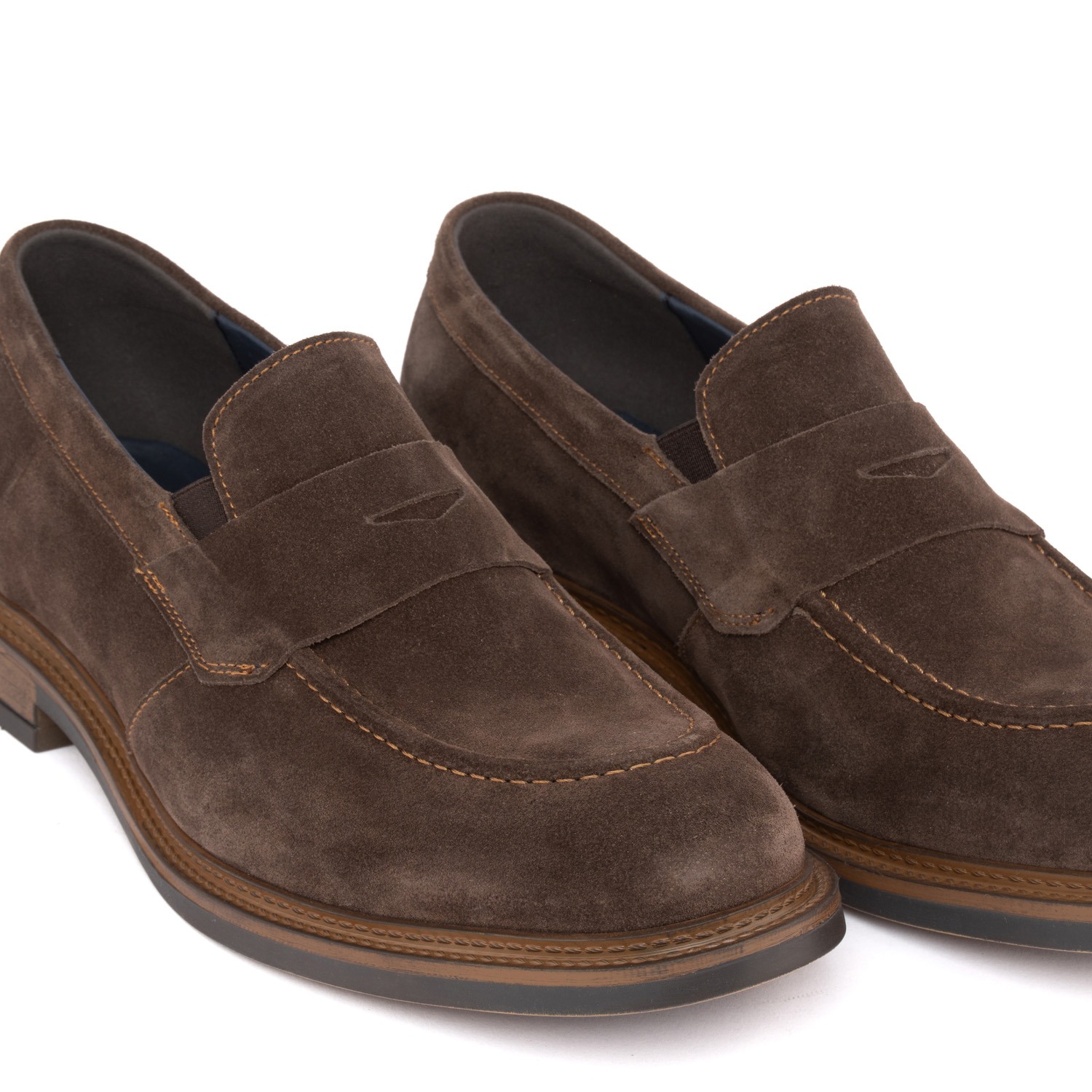 Ανδρικά Καστόρι Loafer Παπούτσια Raymont ART-834 Καφέ