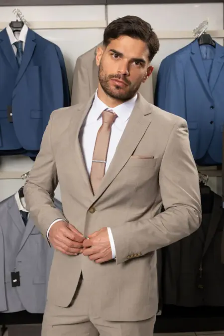 Κοστούμι με στενή γραμμή  #119