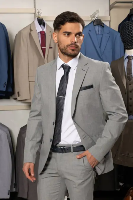Κοστούμι Γκρι στενής γραμμής #124