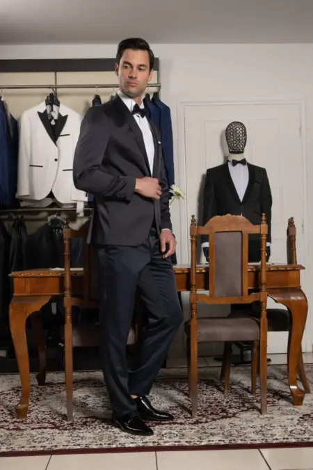 Κοστούμι με ζωνάρι και παπιγιόν#109