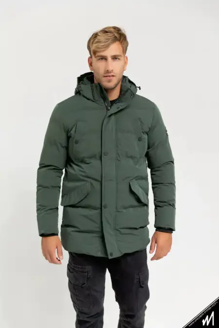 Μακρύ Μπουφάν Πάρκα Puffer Κυπαρισσί 105