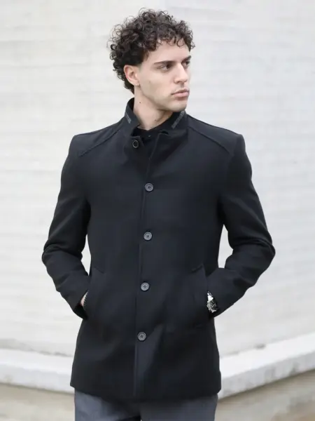 Ανδρικό Παλτό ALEX 2567 Μαύρο