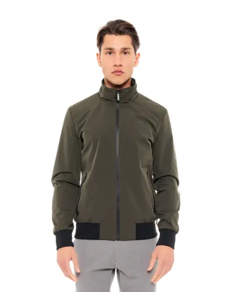 Biston fashion ανδρικό πανωφόρι με γιακά