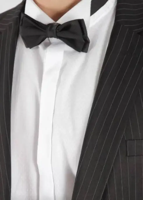 Ανδρικό Κοστούμι Μαύρο Ριγέ Slim Fit Senso Diverso