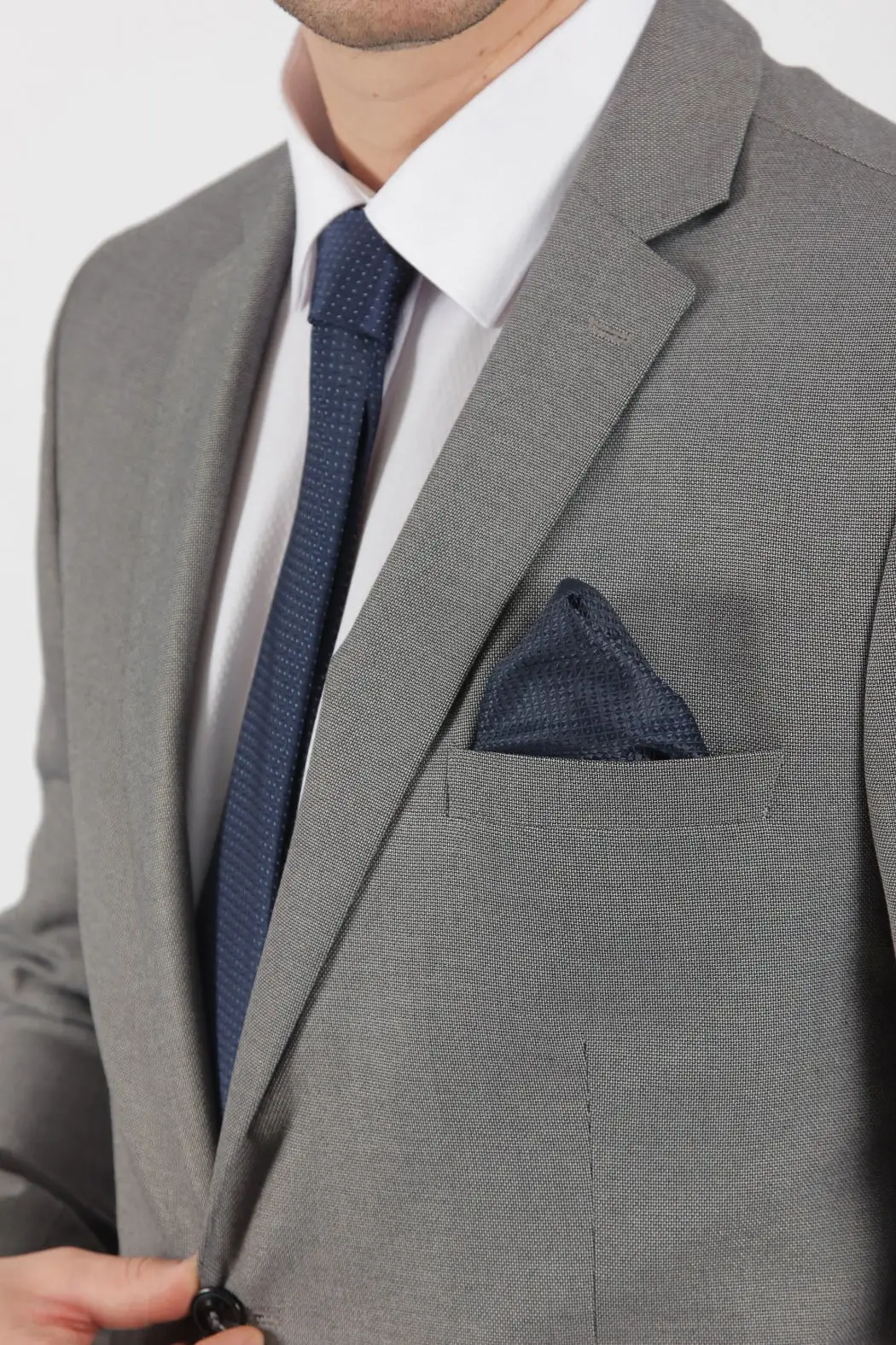 Ανδρικό Κουστούμι Γκρι Slim Fit Senso Diverso 314-11