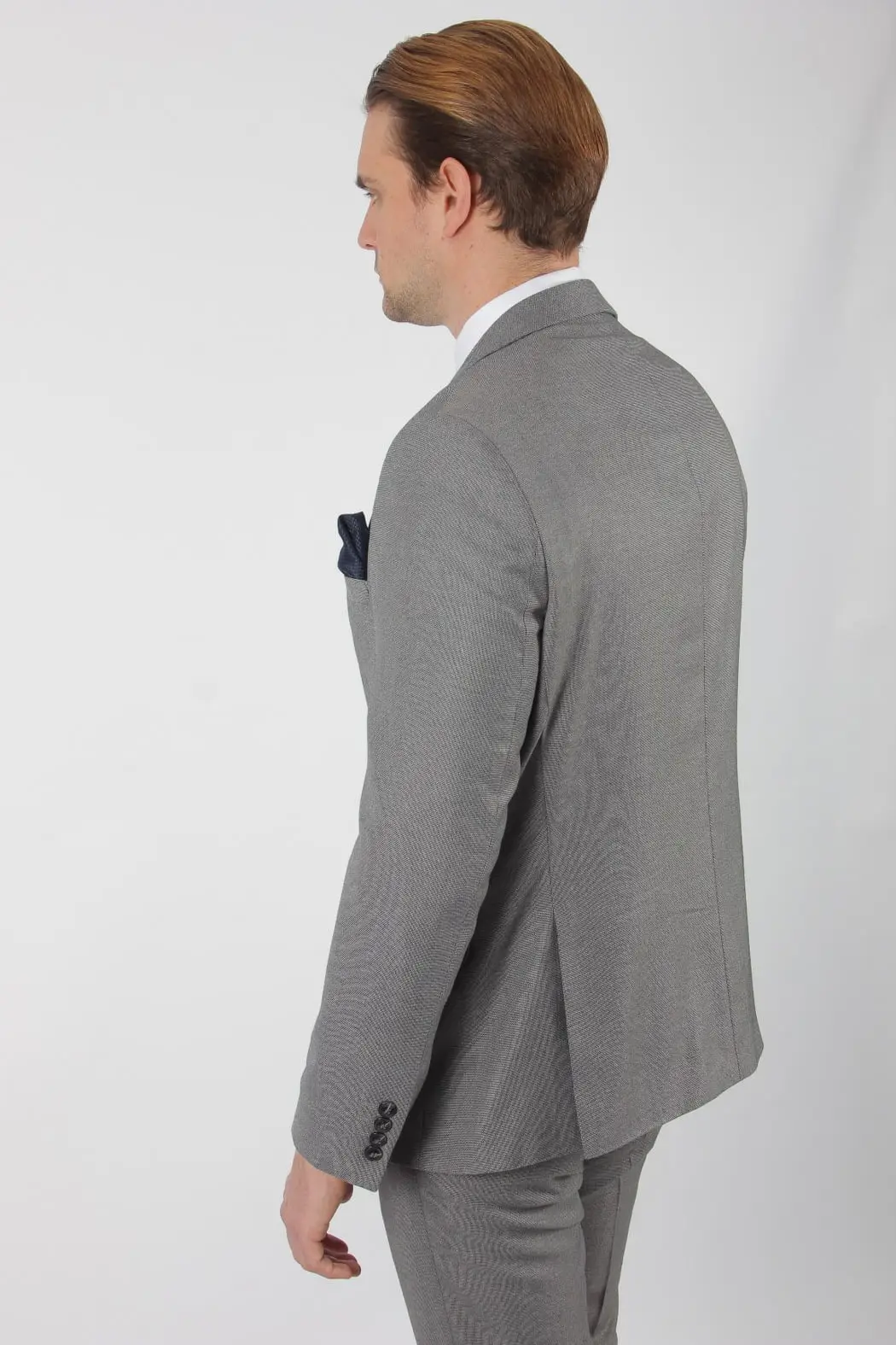 Ανδρικό Κουστούμι Γκρι Slim Fit Senso Diverso 314-11