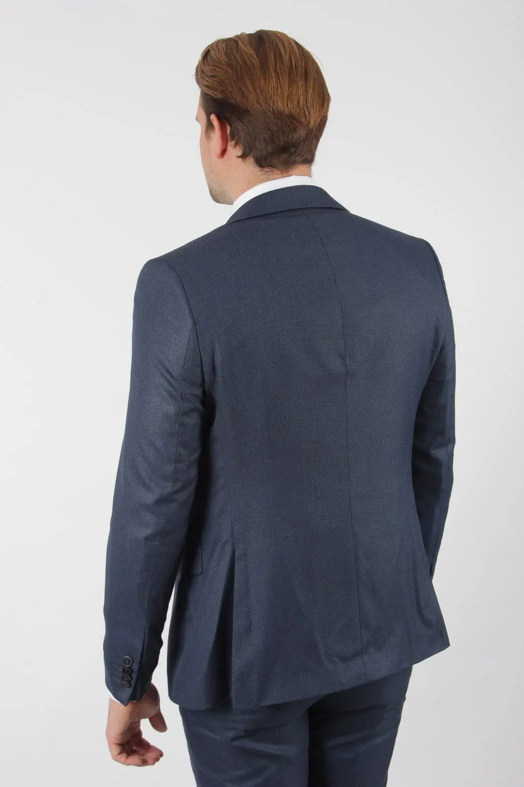 Ανδρικό Κουστούμι Μπλε Slim Fit Senso Diverso 319-14