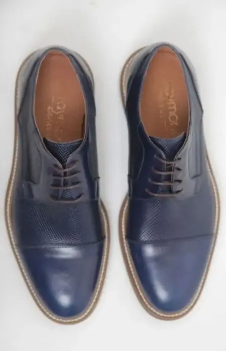 Ανδρικά Παπούτσια Δερμάτινα Derby Diamond Pattern 354