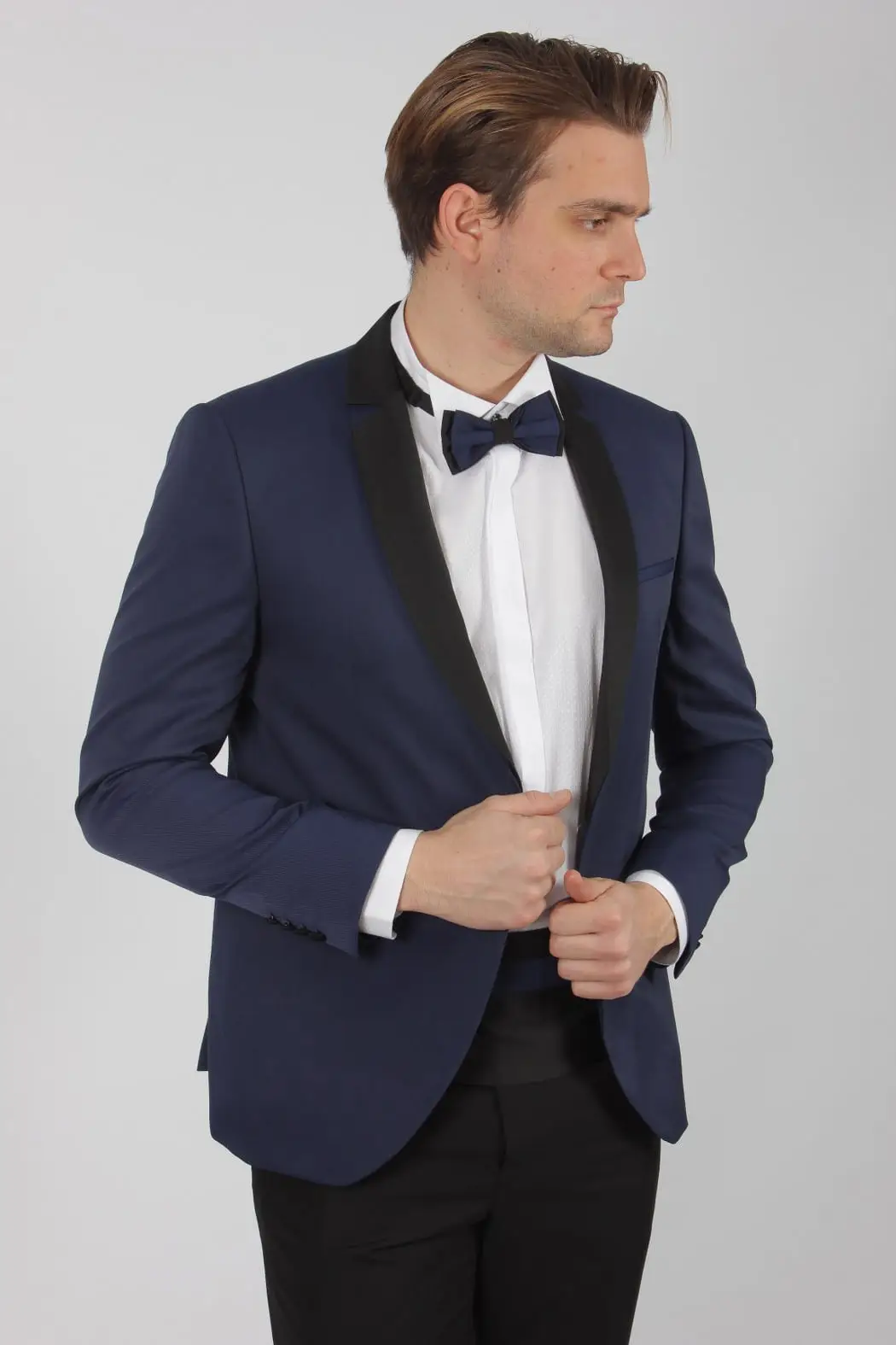 Γαμπριάτικο Slim Fit Κουστούμι Senso Diverso 510-01