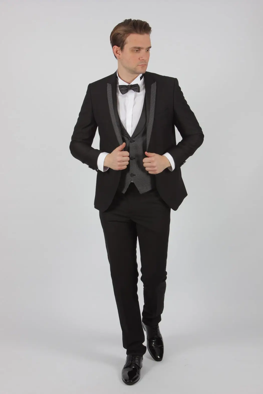 Γαμπριάτικο Slim Fit Κουστούμι Senso Diverso 511-01