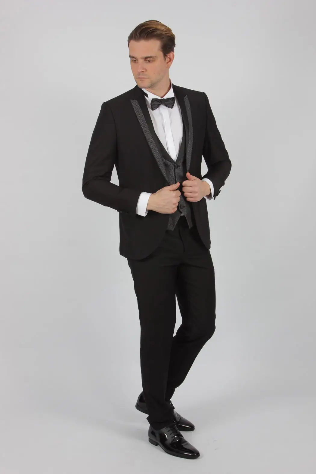 Γαμπριάτικο Slim Fit Κουστούμι Senso Diverso 511-01
