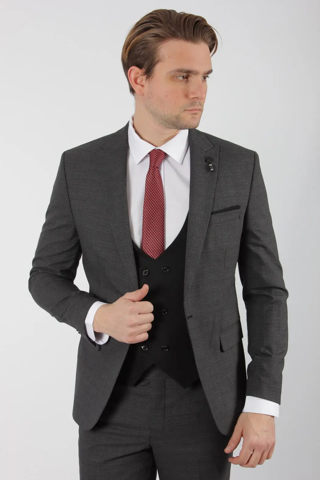 Ανδρικό Slim Fit Κουστουμι Senso Diverso 517-02