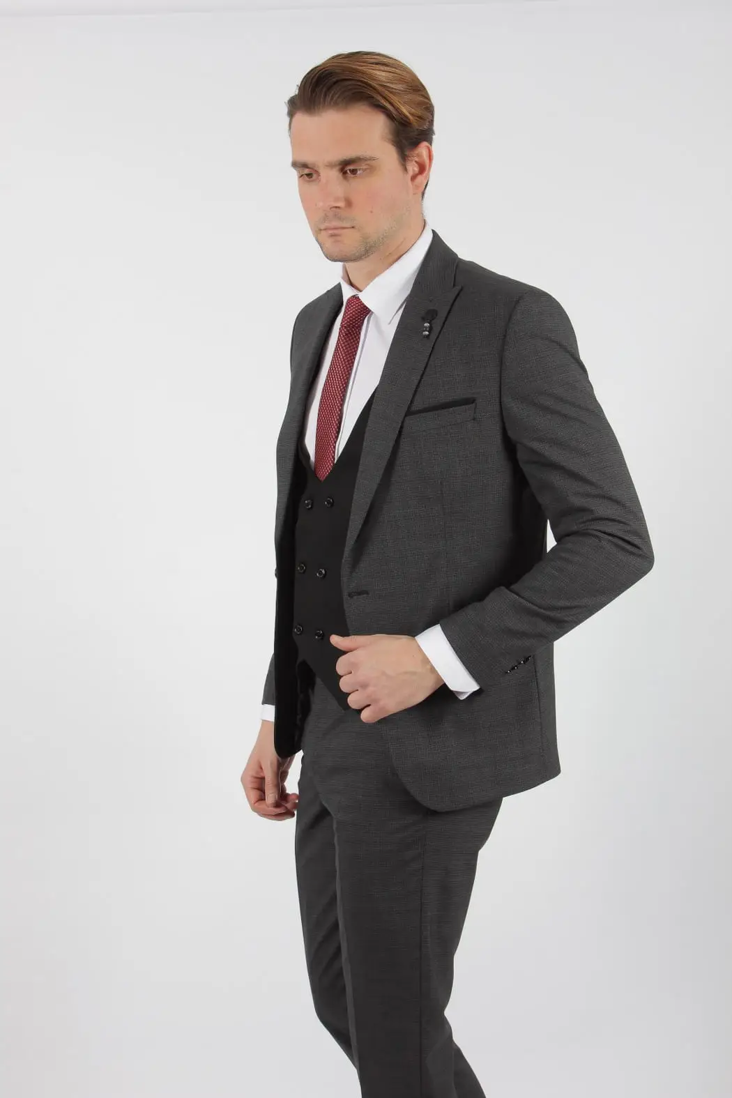 Ανδρικό Slim Fit Κουστουμι Senso Diverso 517-02