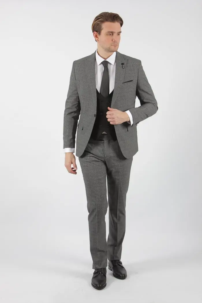 Ανδρικό Slim Fit Κουστούμι Senso Diverso 517-03