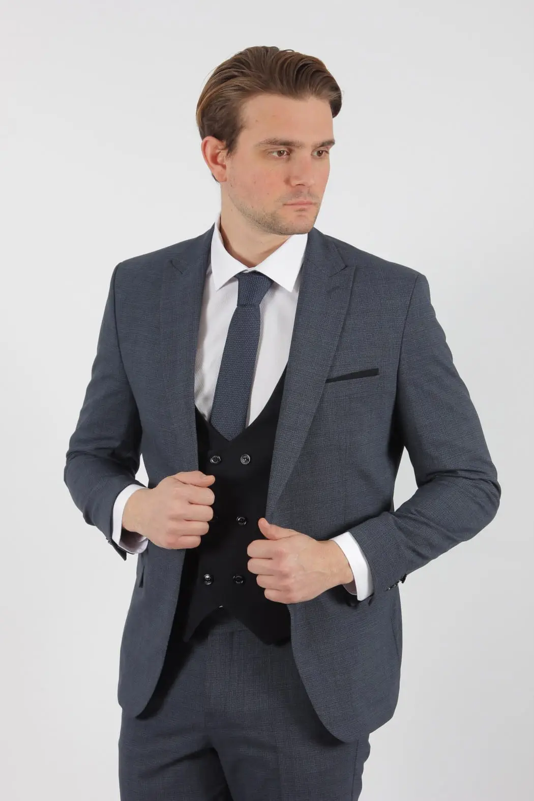 Ανδρικό Slim Fit Κουστούμι Senso Diverso  517-04