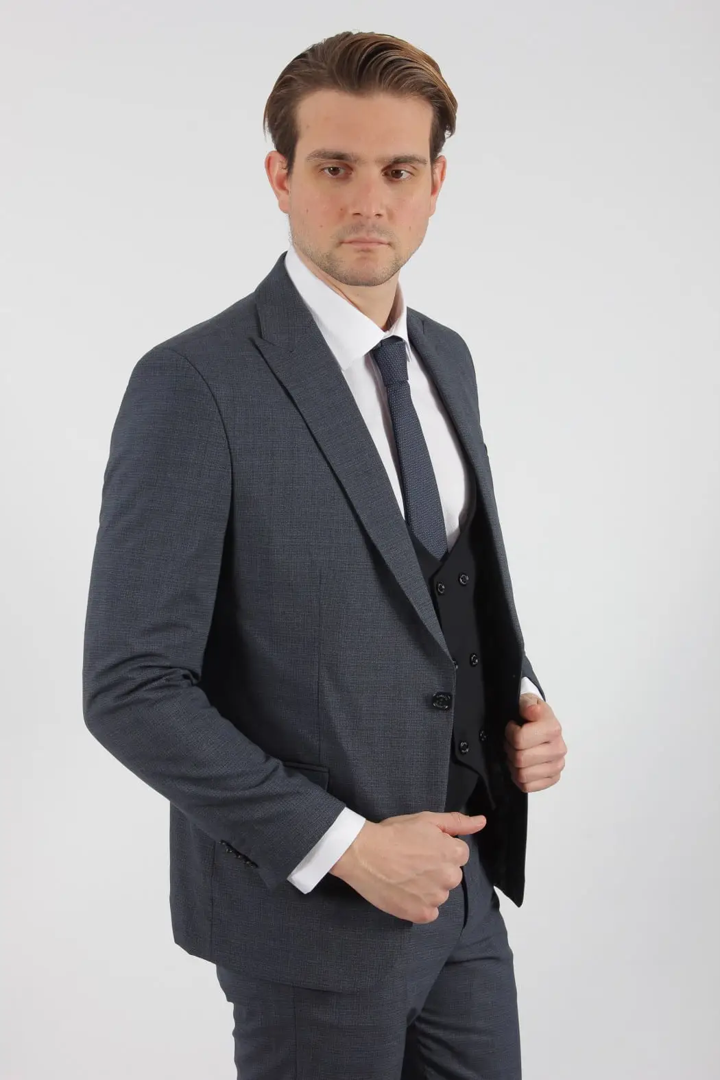 Ανδρικό Slim Fit Κουστούμι Senso Diverso  517-04