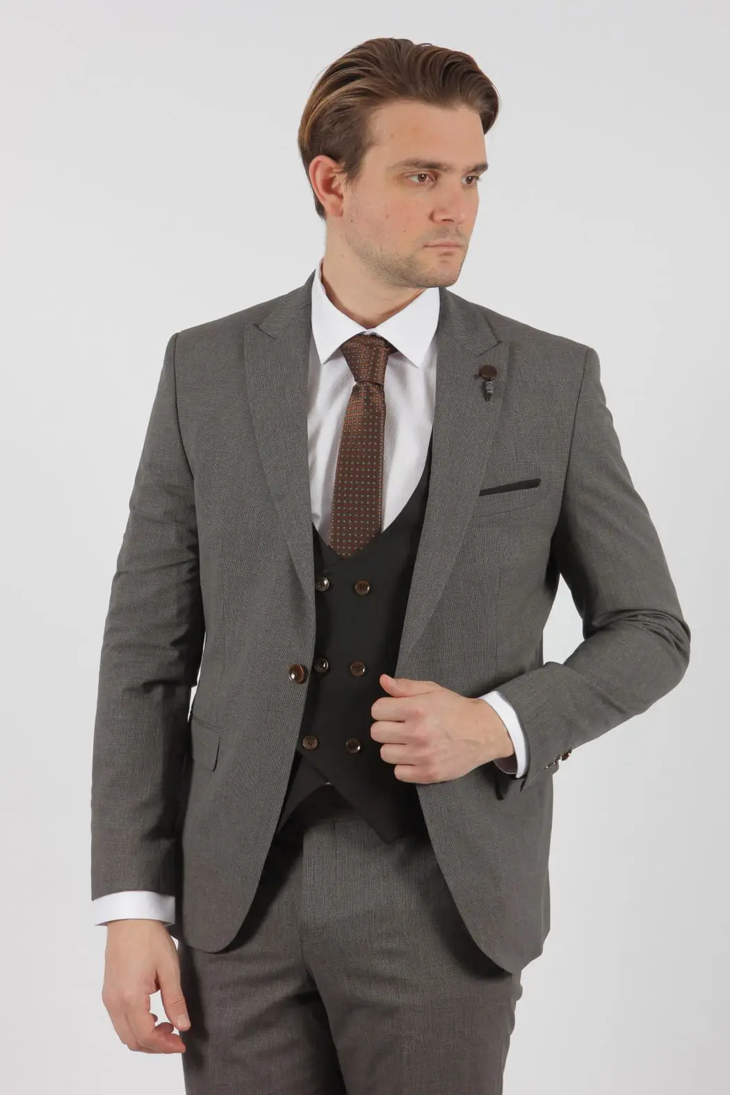 Ανδρικό Slim Fit Κουστούμι Senso Diverso  517-06