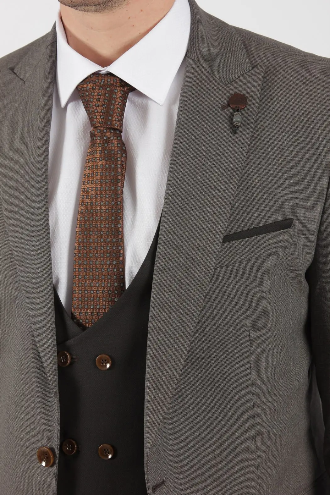 Ανδρικό Slim Fit Κουστούμι Senso Diverso  517-06