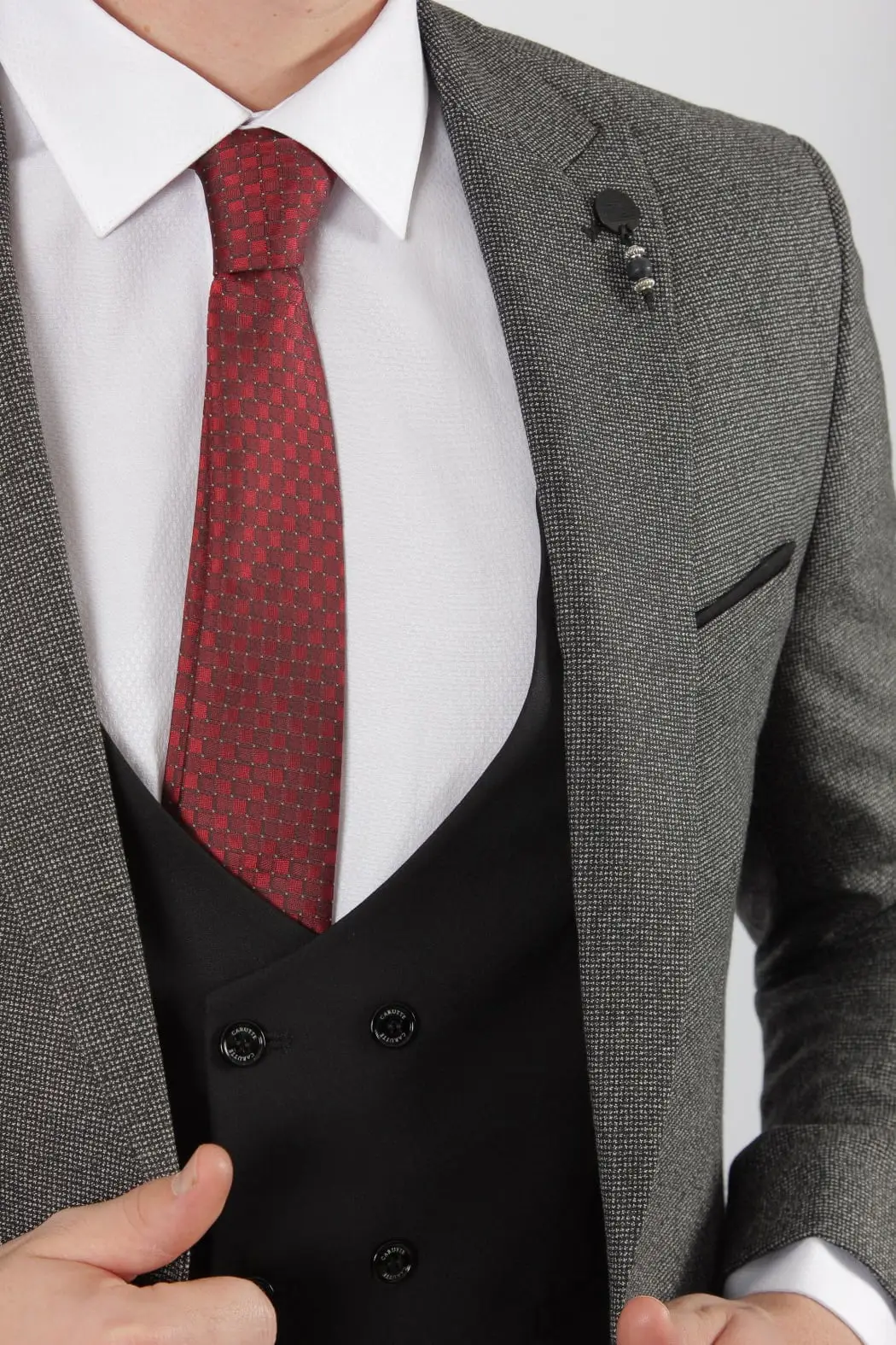 Ανδρικό Slim Fit Κουστουμι Senso Diverso  517-07