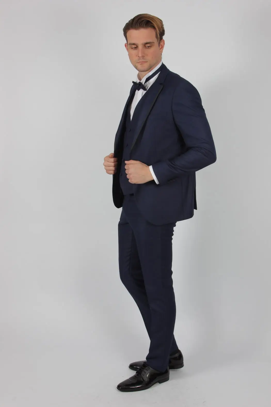 Γαμπριάτικο Slim Fit Κουστούμι Senso Diverso 519-04