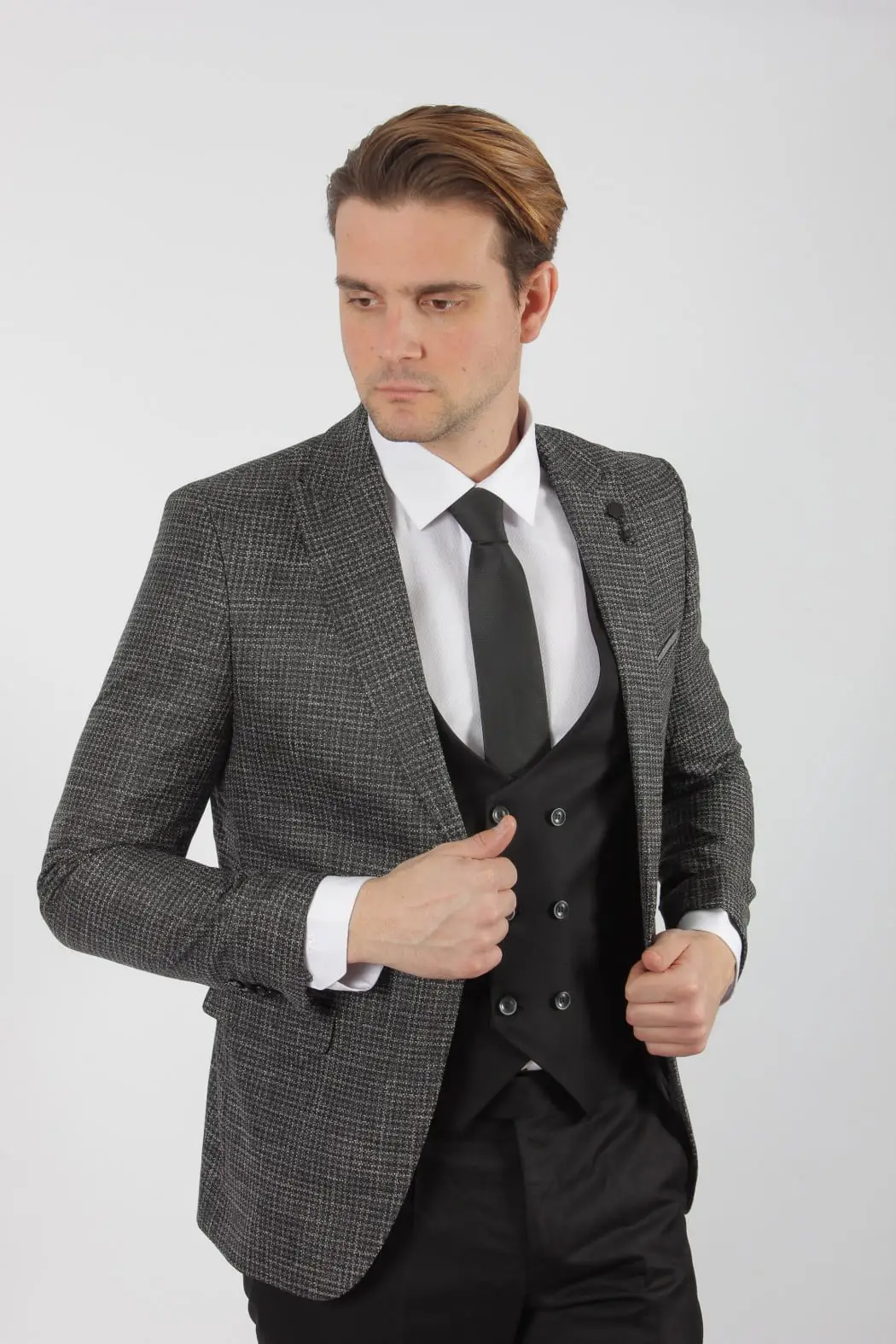 Ανδρικό Slim Fit Κουστούμι Senso Diverso 520-09