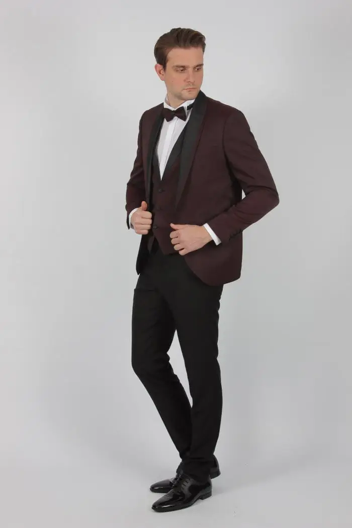 Γαμπριάτικο Slim Fit Κουστούμι Senso Diverso 524-06