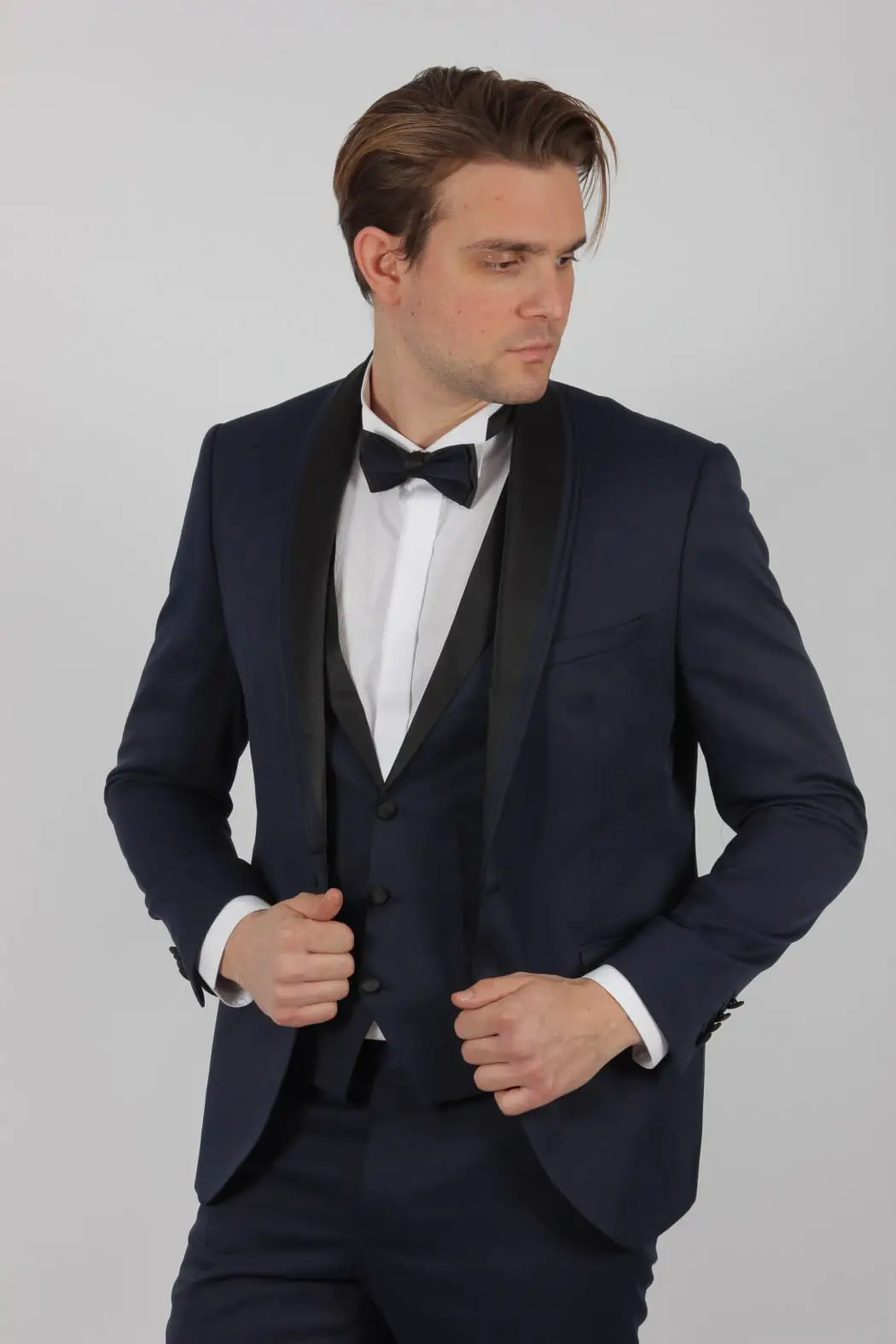 Γαμπριάτικο Slim Fit Κουστούμι Senso Diverso 525-10