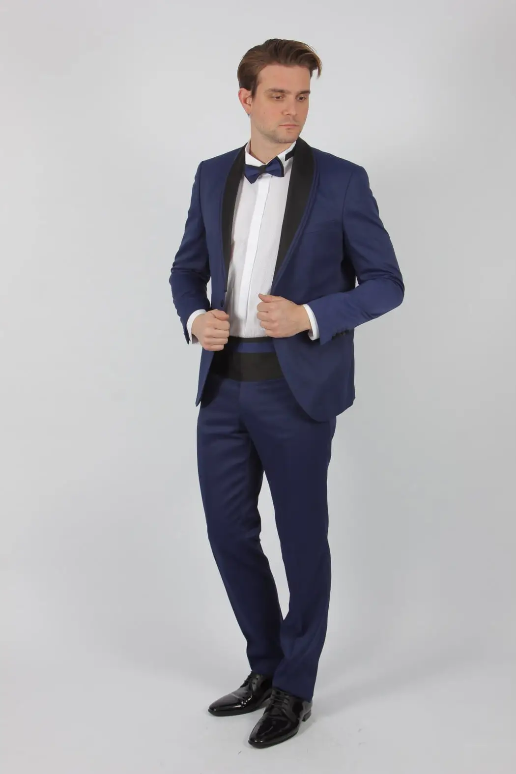 Γαμπριάτικο Slim Fit Κουστούμι Senso Diverso 6014-03