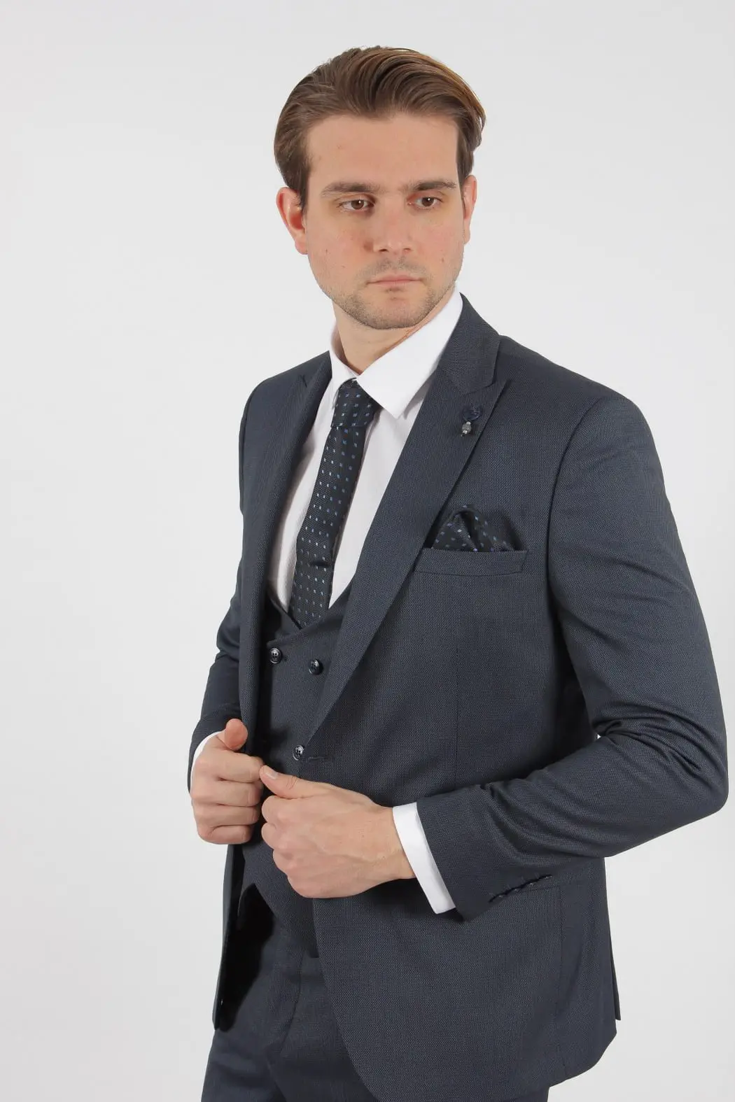 Ανδρικό Slim Fit Κουστούμι Senso Diverso 751-19