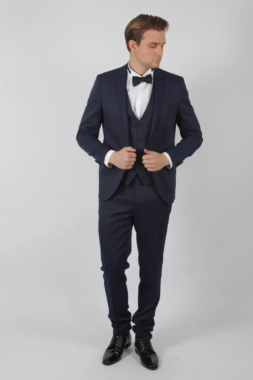 Γαμπριάτικο Slim Fit Κουστούμι Senso Diverso 814-532