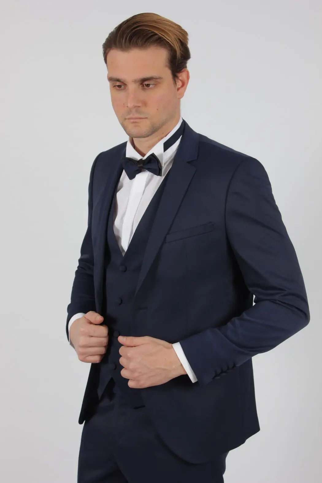 Γαμπριάτικο Slim Fit Κουστούμι Senso Diverso 814-532