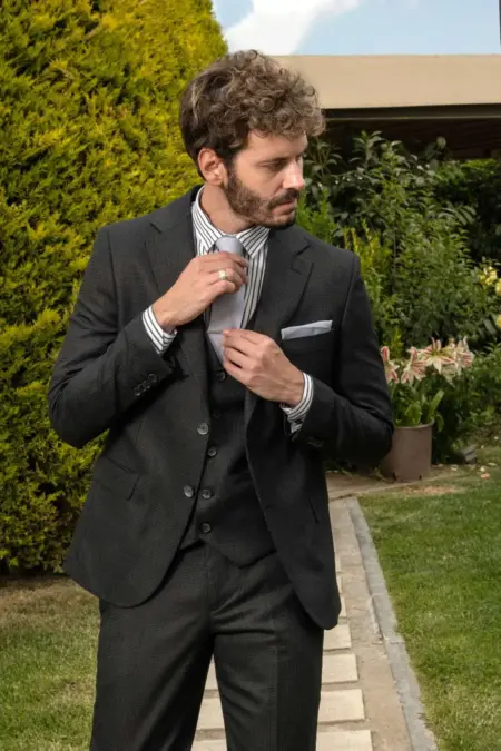 Ανδρικό Slim Fit Κοστούμι Senso Diverso Su24-01