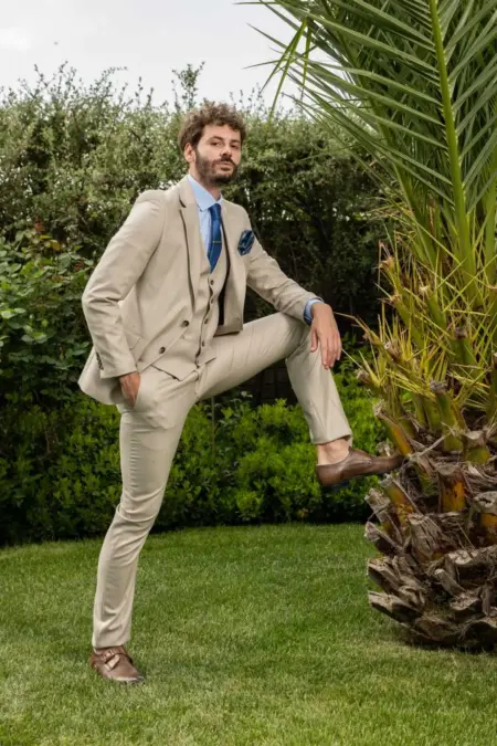 Ανδρικό Slim Fit Κοστούμι Noble Kapralos SU-02