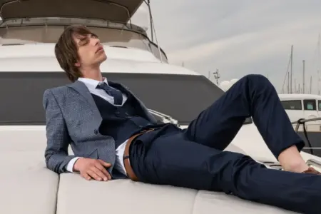 Ανδρικό Slim Fit Κοστούμι Noble Kapralos SS-32