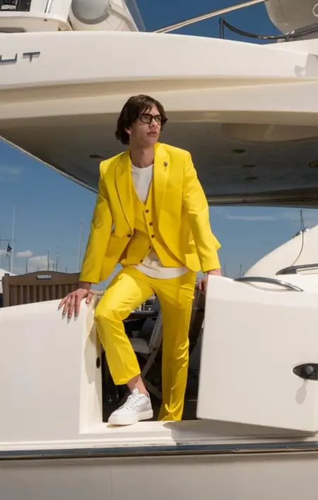 Ανδρικό Slim Fit Κοστούμι Noble Kapralos SS-08