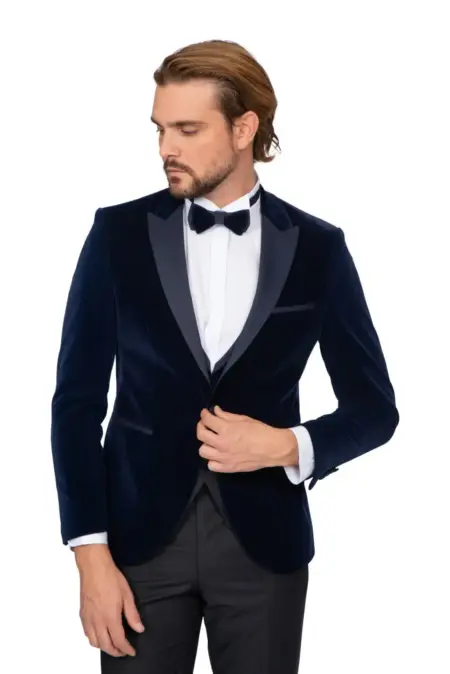 Ανδρικό Κοστούμι Μπλε Kapralos Noble  Στενή Γραμμή N-2020-3